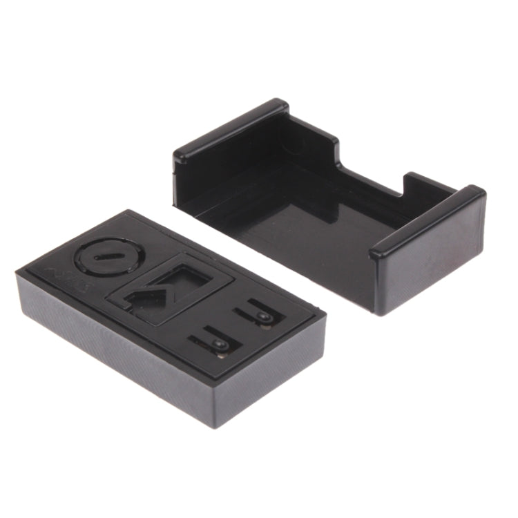 Car clock display mounting bracket and base plate with mounting slots