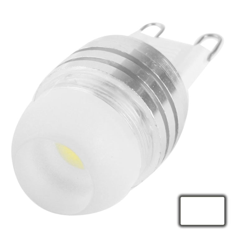 DC 12V LED pin light bulb, silver housing with clear lens and two pins
