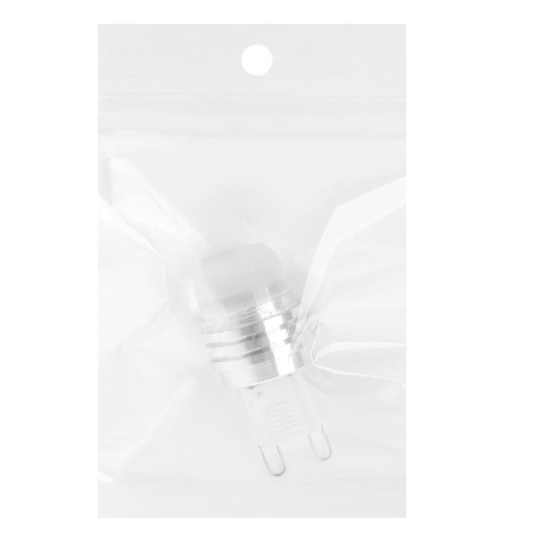 DC 12V LED pin light bulb in retail packaging, clear lens visible