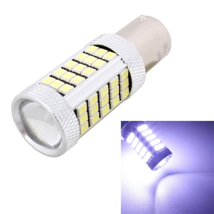 1156 LED bulb with side SMD chip strip, silver base, white light