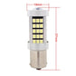 1156 LED bulb with vertical SMD LED panel and silver screw base