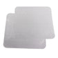 Overlapping gray mesh window stickers, electrostatic cling style