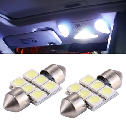 Car interior LED reading light with bright white illumination