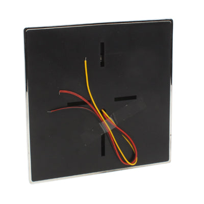 Black back panel of car indoor LED lamp with DC 12V wiring leads