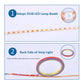 LED strip light with 3528 SMD lamp beads and double-sided adhesive backing area