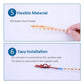 Flexible 360-degree bend LED car strip light with hands holding the strip edge