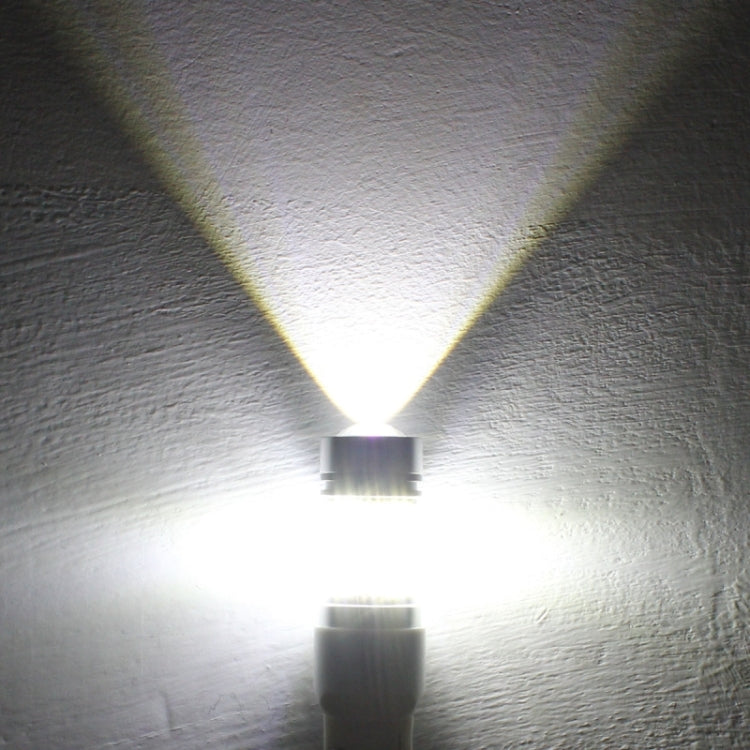 H4 LED headlight bulb producing a wide bright white beam