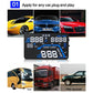 Car HUD head-up display shown with plug-and-play use on cars, bus, van, and truck
