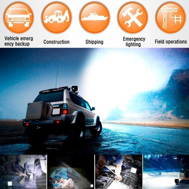 6-LED white light waterproof floodlight on vehicle, bright wide beam