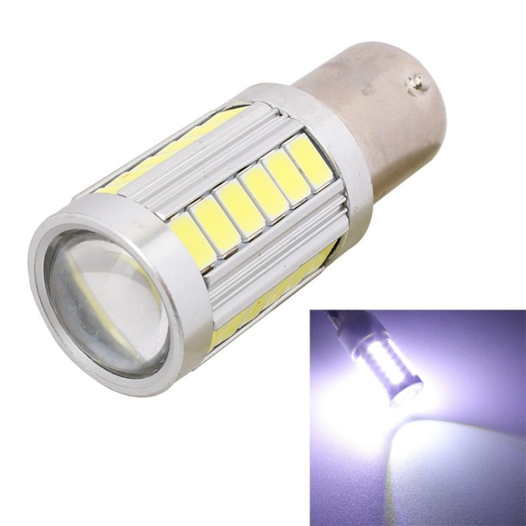 LED 1156 car brake/steering bulb with metal base and multi-SMD LED light head