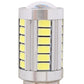 LED 1156 car brake/steering bulb front view with clear lens and SMD LED grid