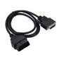 Airbag reset cable with DB-style male plug and black wiring