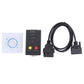 Airbag reset tool kit with diagnostic unit, cables, and instruction sheet