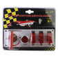 Blister package of flip-up ignition switch panel with red indicator lights