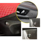 Car panel embedded heating switch with small round button and indicator