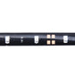 Waterproof flexible LED strip light close-up showing LED segments and terminals