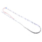 Flexible waterproof LED strip lights, two 90cm strips, white silicone, red wires, unlit