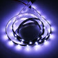 Flexible waterproof LED strip light, 90cm, curved double loop with bright white LEDs