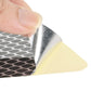 Peel-and-stick car vent grille sticker backing, silver glitter pattern