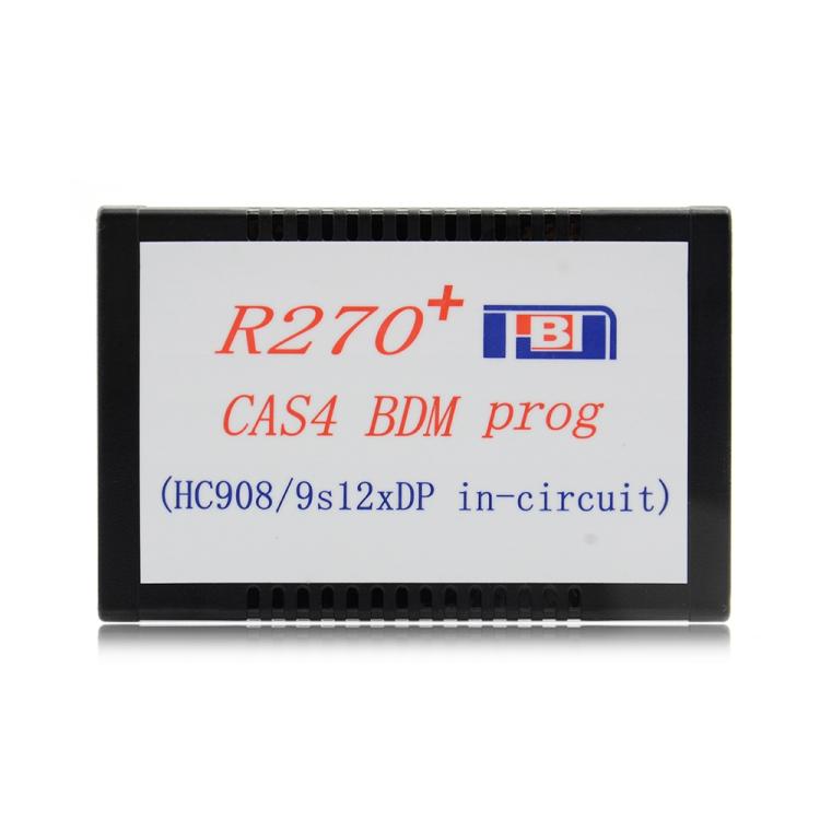R270+ programmer front display with CAS4 BDM prog text