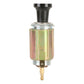 Car cigarette lighter socket with black top cap and shiny cylindrical metal body