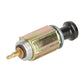 Car cigarette lighter socket with black push cover and gold contact pin