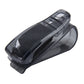 Black multifunction sunglass clip with front latch and open card holder area