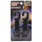 Two black seat hook fasteners shown in retail blister packaging