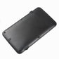 Black car HUD unit back panel with mounting clips and vent slots