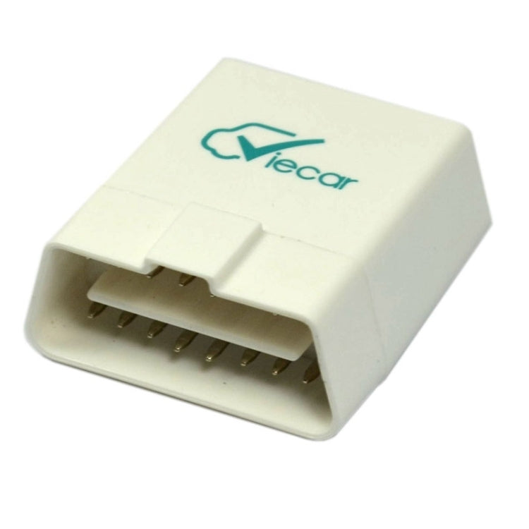 Viecar OBDII Bluetooth diagnostic scanner with multi-pin connector, white device body