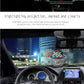 E300 car head-up display with readouts for speed, fuel, and water temperature