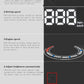 E300 5.5-inch HUD unit front with 8888 numeric display and function icons