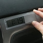 LCD auto clock on dashboard with green time display and set button