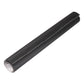 Black protective car sticker strip on roll, smooth matte vinyl sheet