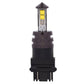 3157 LED car brake light bulb with black body and exposed white LED chip