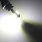 White LED bulb beam shining on a surface