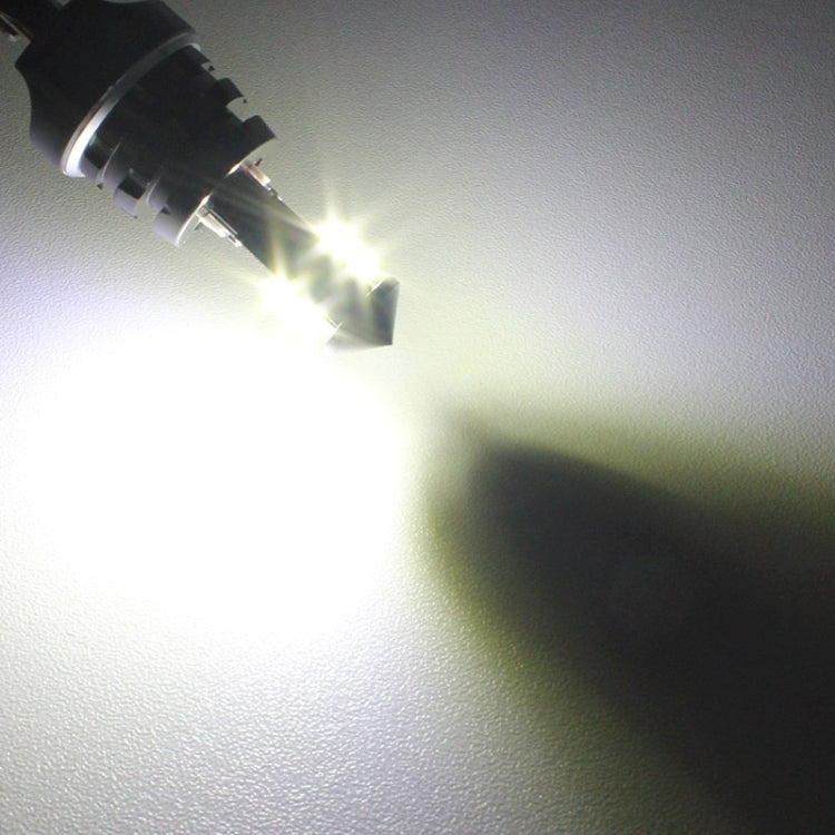 White LED bulb beam shining on a surface