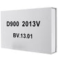 Product box label reading D900 2013V and BV.13.01