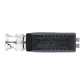 CCTV passive video balun transceiver, black body with metal-capped BNC connectors