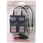 Passive video balun kit in retail blister pack with two baluns and BNC leads