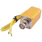 Coaxial cable surge protector arrester with BNC connector and two-prong terminal leads