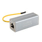 RJ45 network surge protector arrester box with yellow cable and black wire
