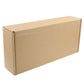 Brown cardboard shipping box for a rack-mount transceiver unit