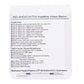 Back of packaging showing HD-AHD/CVI/TVI passive video balun specifications