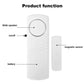 Wireless alarm unit with circular control, on/off port, and magnetic sensor