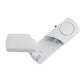 Wireless door/window alarm with open battery compartment and magnetic sensor