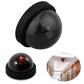 Dummy dome security camera side profile with translucent dome and red indicator