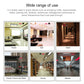 Brochure page showing dummy security camera placement in home, hall, hotel, and more