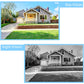 Day vision and night vision promotional graphic for dummy security camera