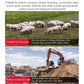 Use-case promotional graphic for dummy security camera with outdoor farm and site scenes